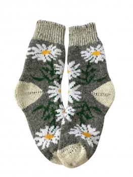 Kuschelsocken aus Schafwolle S38